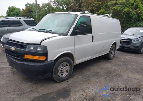 2020 Chevrolet Express Cargo Rwd 2500 Regular Wheelbase Wt из США, поврежденный, VIN 1GCWGAFP1L1144865